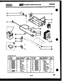 05 - Power Control parts for Frigidaire Microwave MCT1310E from AppliancePartsPros.com