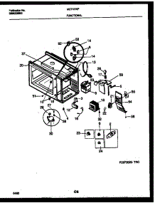 04 - Functional Parts parts for Frigidaire Microwave MCT1370P4 from AppliancePartsPros.com