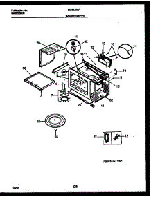 05 - Wrapper And Body Parts parts for Frigidaire Microwave MCT1370P4 from AppliancePartsPros.com