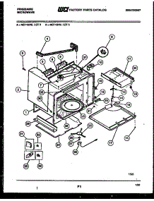 05 - Body Parts parts for Frigidaire Microwave MCT1375L2 from AppliancePartsPros.com