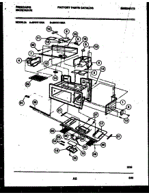 04 - Motor And Lamp Assembly parts for Frigidaire Microwave MVH1190A from AppliancePartsPros.com