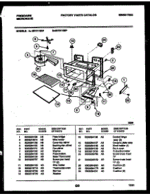 05 - Interior Parts parts for Frigidaire Microwave MVH1190P from AppliancePartsPros.com