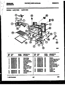 05 - Interior Parts parts for Frigidaire Microwave MVH1190A from AppliancePartsPros.com