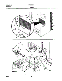 04 - System parts for Frigidaire Freezer FFU20G9GW0 from AppliancePartsPros.com