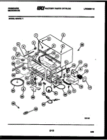 04 - Body Parts parts for Frigidaire Microwave MC870L1 from AppliancePartsPros.com