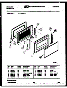 03 - Door Parts parts for Frigidaire Microwave MC890E2 from AppliancePartsPros.com