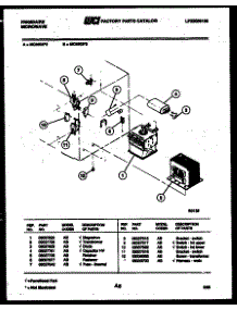 05 - Power Control parts for Frigidaire Microwave MC890E2 from AppliancePartsPros.com