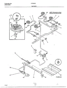 Burner parts for Frigidaire Range 2823-80B from AppliancePartsPros.com
