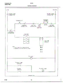 Wiring Diagram parts for Frigidaire Range 282247B from AppliancePartsPros.com