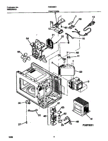 04 - Functional parts for Frigidaire Microwave FMS083E1S0 from AppliancePartsPros.com