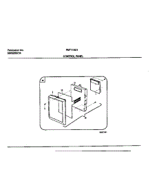 02 - Control Panel parts for Frigidaire Microwave FMT116U1B0 from AppliancePartsPros.com