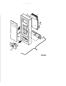 02 - Control Panel parts for Frigidaire Microwave FMT118U1W0 from AppliancePartsPros.com