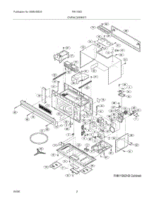 03 - Oven / Cabinet parts for Frigidaire Microwave FMV156DCC from AppliancePartsPros.com
