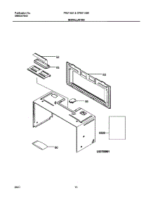 11 - Installation parts for Frigidaire Microwave FMV145KB1 from AppliancePartsPros.com