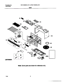 09 - Body parts for Frigidaire Microwave FMV145KS3 from AppliancePartsPros.com