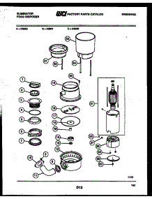 02 - Food Disposer Parts parts for Frigidaire Disposer D5000 from AppliancePartsPros.com
