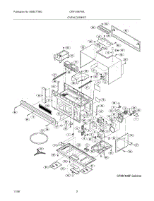 03 - Oven / Cabinet parts for Frigidaire Microwave CFMV156FMA from AppliancePartsPros.com