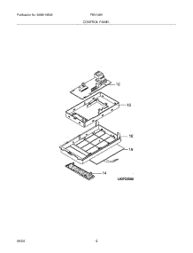 05 - Control Panel parts for Frigidaire Microwave FMV145KS2 from AppliancePartsPros.com