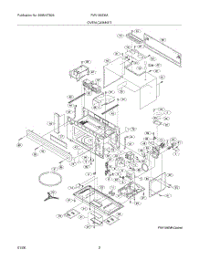 03 - Oven / Cabinet parts for Frigidaire Microwave FMV156EMA from AppliancePartsPros.com