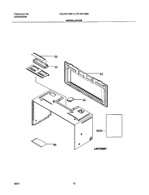 11 - Installation parts for Frigidaire Microwave CPLMV168KC1 from AppliancePartsPros.com