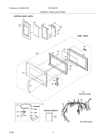 05 - Control / Panel / Door / Misc parts for Frigidaire Microwave FMV156DCB from AppliancePartsPros.com