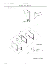 05 - Control Panel,Door Miscellaneous parts for Frigidaire Microwave CPMO209KFB from AppliancePartsPros.com