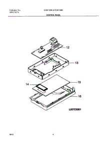 05 - Control Panel parts for Frigidaire Microwave GLMV168KB2 from AppliancePartsPros.com