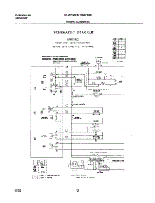 12 - Wiring Schematic parts for Frigidaire Microwave GLMV168KB4 from AppliancePartsPros.com