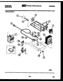 04 - Power Control parts for Frigidaire Microwave MC1335L1 from AppliancePartsPros.com