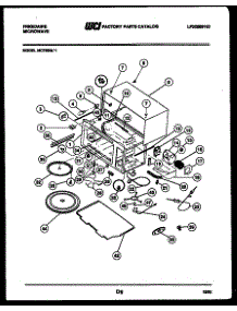 04 - Body Parts parts for Frigidaire Microwave MCT890L1 from AppliancePartsPros.com