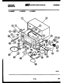 04 - Body Parts parts for Frigidaire Microwave MC850E1 from AppliancePartsPros.com