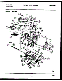 04 - Motor And Lamp Assembly parts for Frigidaire Microwave MVH1195A from AppliancePartsPros.com