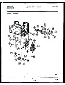 06 - Power Control parts for Frigidaire Microwave MVH1195A from AppliancePartsPros.com