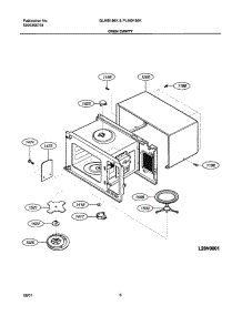 07 - Oven Cavity parts for Frigidaire Microwave PLMB186KC01 from AppliancePartsPros.com