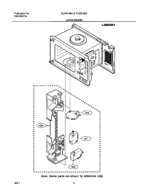 09 - Latch Board parts for Frigidaire Microwave PLMB186KC01 from AppliancePartsPros.com