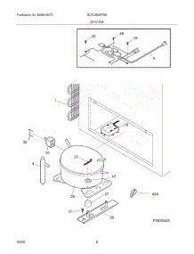 07 - System parts for Frigidaire Freezer GLFC2528FW9 from AppliancePartsPros.com