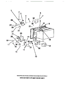 17 - Oven Liner, Magnetron, Stirrer, Tra parts for Frigidaire Microwave MCT1590C0 from AppliancePartsPros.com