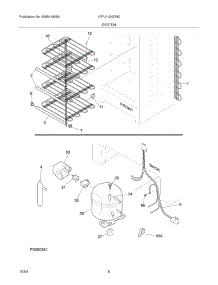 07 - System parts for Frigidaire Freezer LFFU1424DW0 from AppliancePartsPros.com