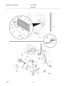 07 - System parts for Frigidaire Freezer LFFU1465DW0 from AppliancePartsPros.com