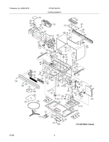 03 - Oven,Cabinet parts for Frigidaire Microwave CPLMZ169HCA from AppliancePartsPros.com