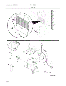 07 - System parts for Frigidaire Freezer LFFH1467DW4 from AppliancePartsPros.com