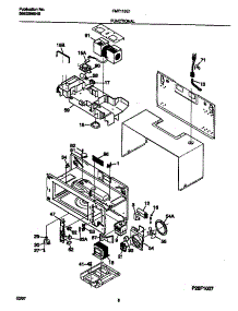 04 - Functional parts for Frigidaire Microwave FMT116E1B0 from AppliancePartsPros.com