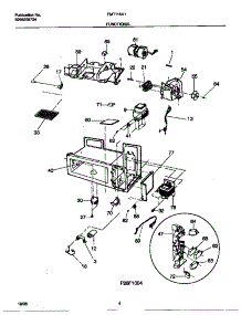 04 - Functional parts for Frigidaire Microwave FMT116U1W0 from AppliancePartsPros.com