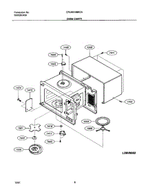 07 - Oven Cavity parts for Frigidaire Microwave CPLMB186KCA from AppliancePartsPros.com