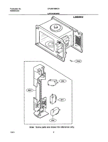 09 - Latch Board parts for Frigidaire Microwave CPLMB186KCA from AppliancePartsPros.com