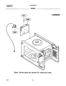 15 - Sensor parts for Frigidaire Microwave CPLMB186KCA from AppliancePartsPros.com