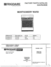 Front Page parts for Frigidaire Range 2883-81A from AppliancePartsPros.com