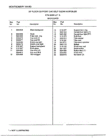 Gas Self Clean Hi Broiler / Backguard Page 2 parts for Frigidaire Range 2899A from AppliancePartsPros.com