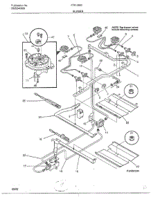 Burner parts for Frigidaire Range 2883-81A from AppliancePartsPros.com