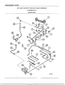 Burner Assy parts for Frigidaire Range 2899A from AppliancePartsPros.com